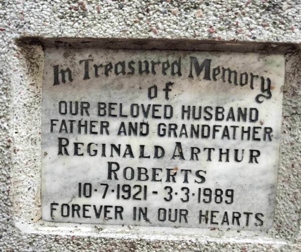 ROBERTS Reginald Arthur 1921-1989