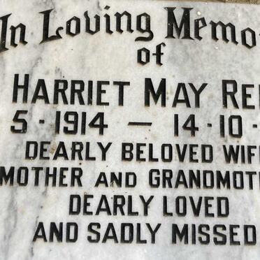 REID Harriet May 1914-1985