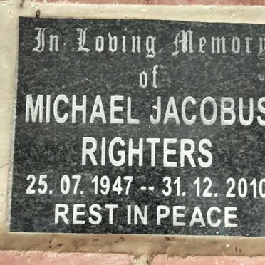 RIGHTERS Michael Jacobus 1947-2010
