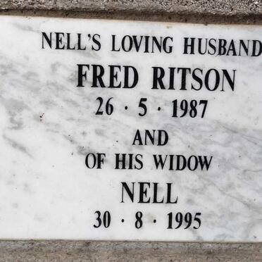 RITSON Fred  -1987 & Nell -1995