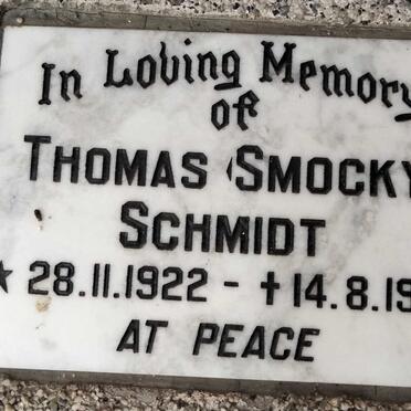 SCHMIDT Thomas 1922-1991