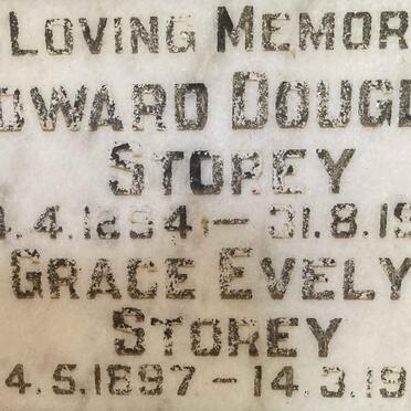STOREY Edward Douglas 1894-1968 & Grace Evelyn 1897-1990
