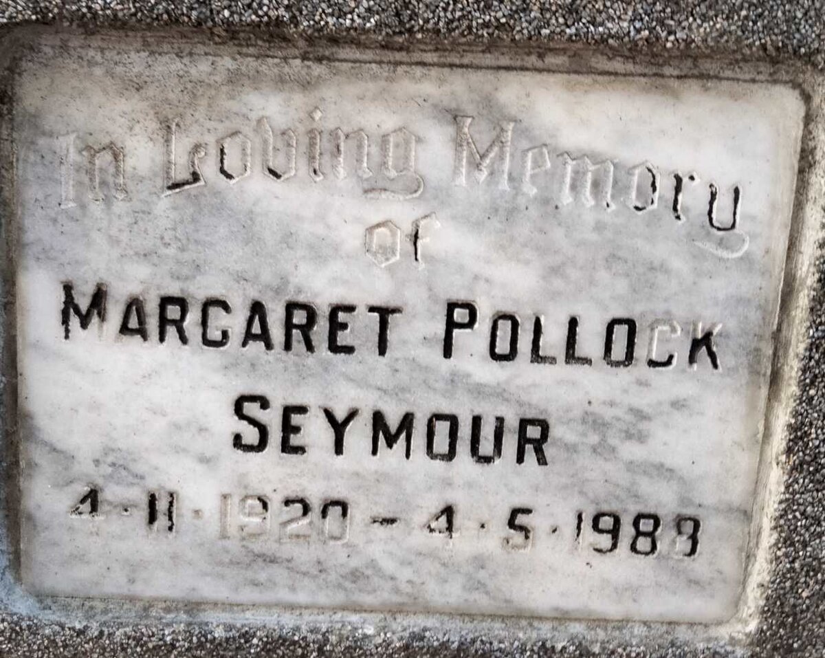 SEYMOUR Margaret Pollock 1920-1988