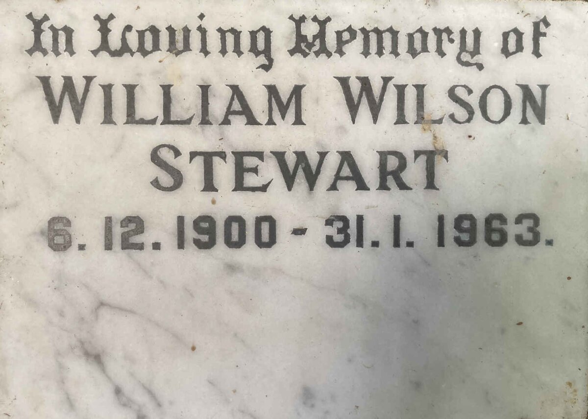 STEWART William Wilson 1900-1963 
