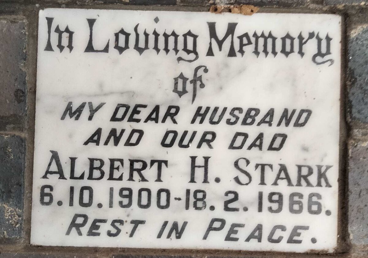 STARK Albert H. 1900-1966