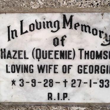 THOMSON Hazel 1928-1993