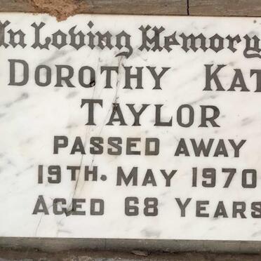 TAYLOR Dorothy Kate -1970