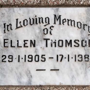 THOMSON Ellen 1905-1984