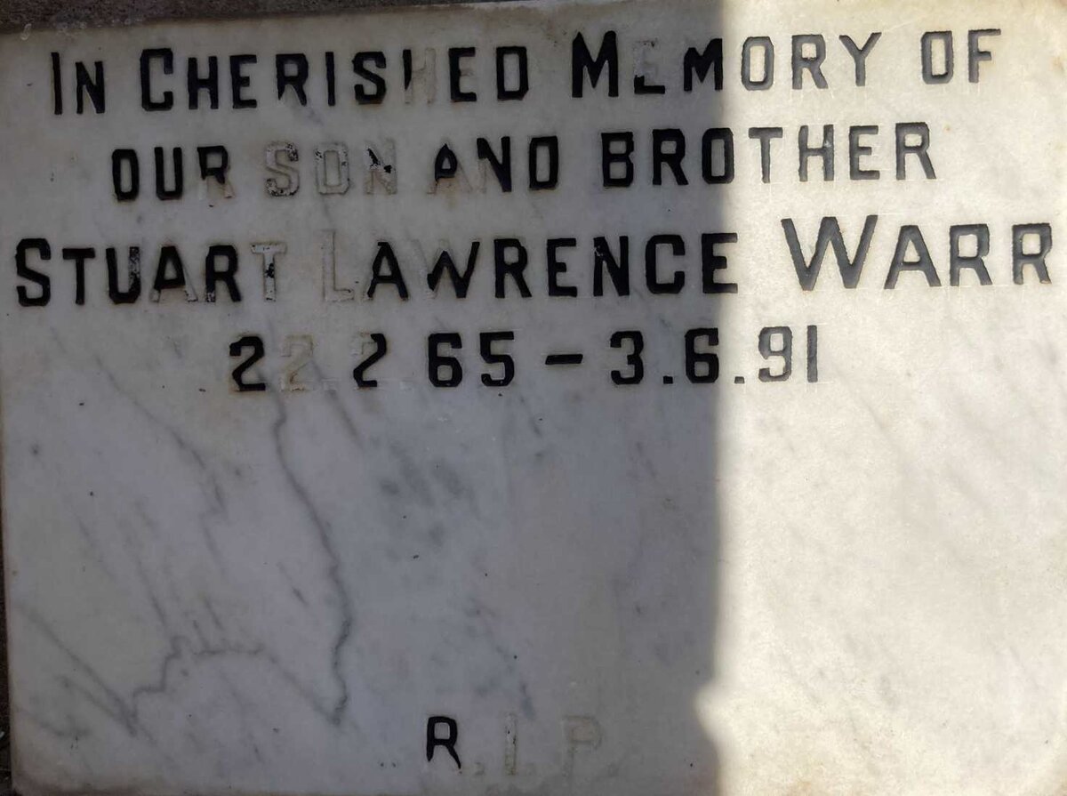 WARR Stuart Lawrence 1965-1991