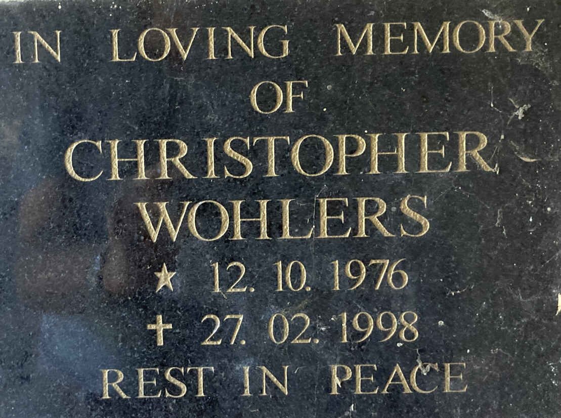 WOHLERS Christopher 1976-1998