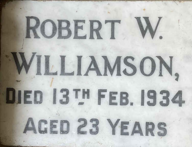 WILLIAMSON Robert W. -1934
