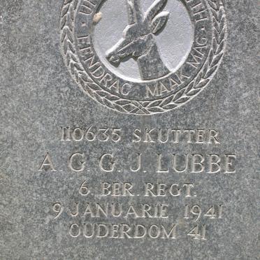LUBBE A.G.G.J. -1941