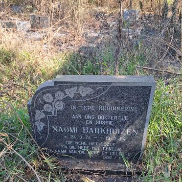 BARKHUIZEN Naomi 1974-1984