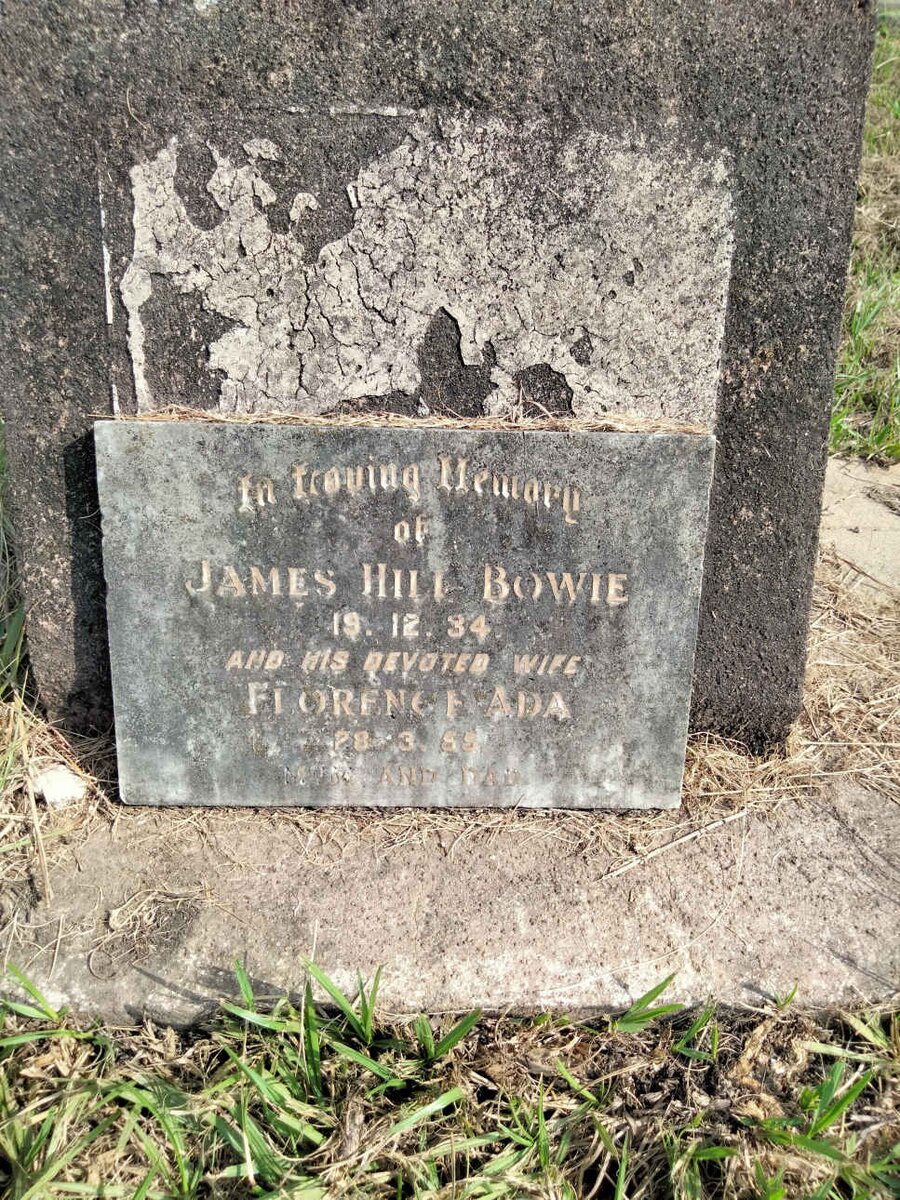 BOWIE James Hill -1934 & Florence Ada -1955