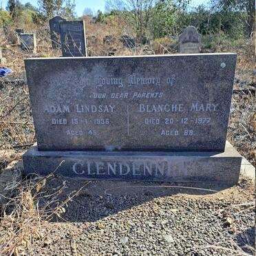 CLENDENNEN Adam Lindsay -1936 & Blanche Mary -1977