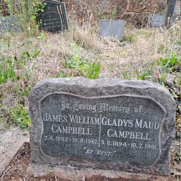 CAMPBELL James William 1892-1961 & Gladys Maud 1894-1991