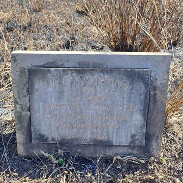 COETZER Francina E. -1938