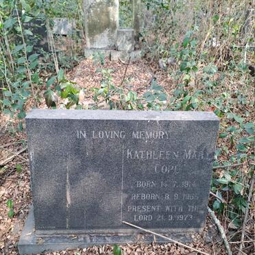 COPE Kathleen Mary 1914-1973