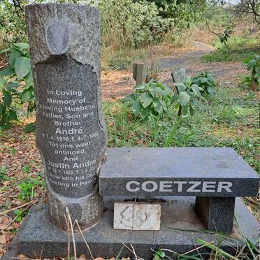 COETZER Andre 1958-1986 :: COETZER Justin Andre 1985-2006