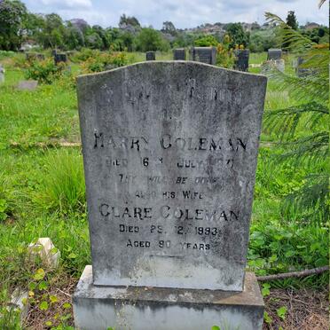 COLEMAN Harry -1971 & Clare -1993