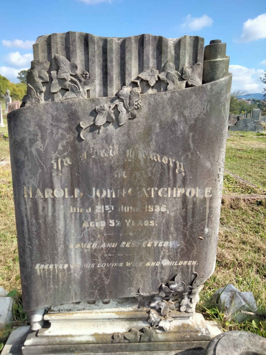 CATCHPOLE Harold John -1936