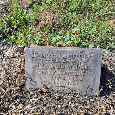 CONRADIE William John James Henry -1945