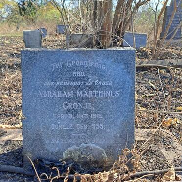 CRONJE Abraham Marthinus 1918-1955