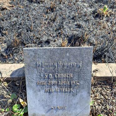 CROUCH S.D. -1937