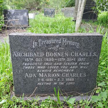 CHARLES Archibald Bonnen 1890-1972 & Ada Marion 1891-1989