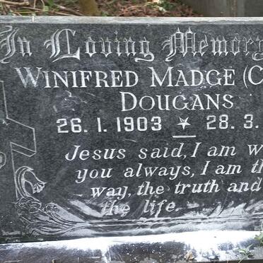 DOUGANS Winifred Madge 1903-1975