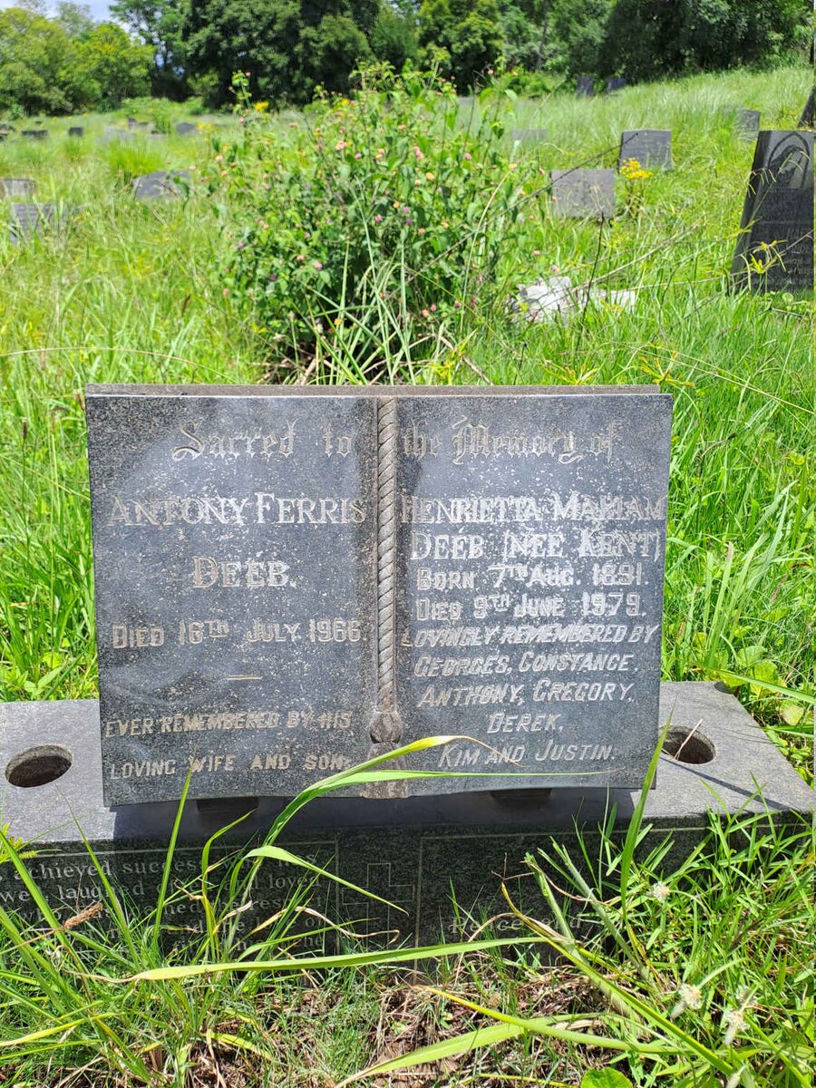 DE'EB Antony Ferris -1966 & Henrietta Mariam KENT 1891-1979