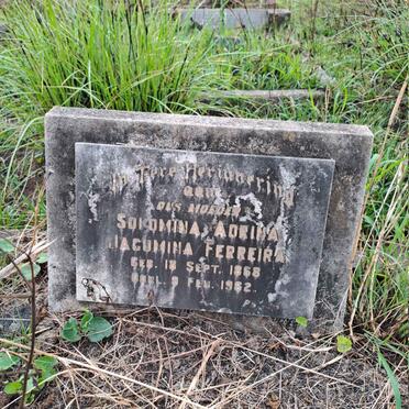 FERREIRA Solomina Adrina Jacomina 1868-1962