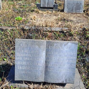 FAIRBROTHER Charles James 1884-1969 & Marjorie Florence 1892-1970