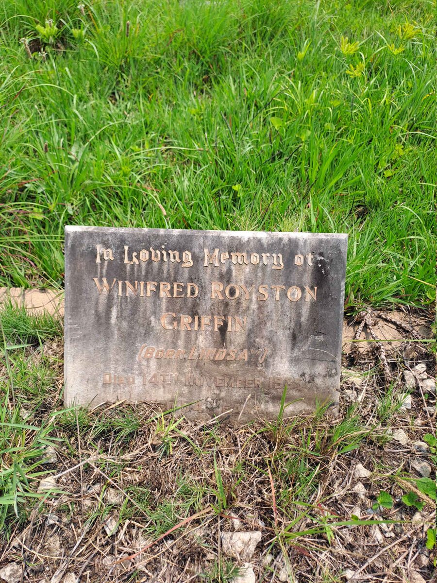 GRIFFIN Winifred Royston nee LINDSAY -1935