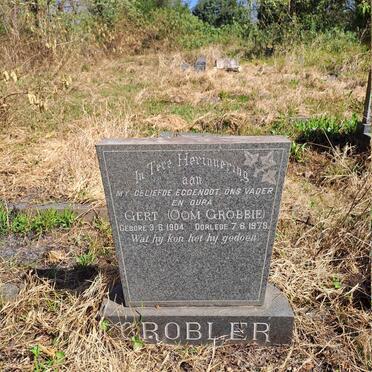 GROBLER Gert 1904-1978