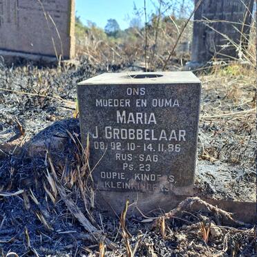 GROBBELAAR Maria J.1910-1986