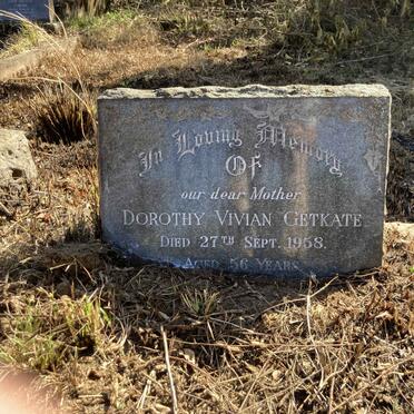 GETKATE Dorothy Vivian -1958