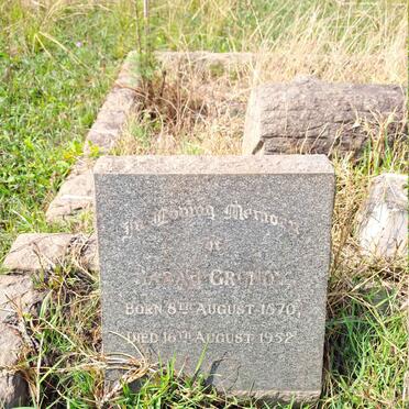 GRUNDY Sarah 1870-1952