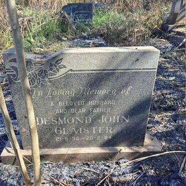 GLAISTER Desmond John 1935-1984