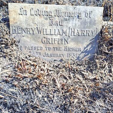 GRIFFIN Henry William -1936