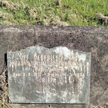 GROENEWALD Johanna Wilhelmina nee JACOBS 1871-1934