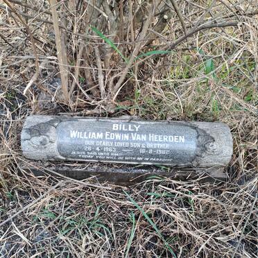 HEERDEN William Edwin, van 1963-1982