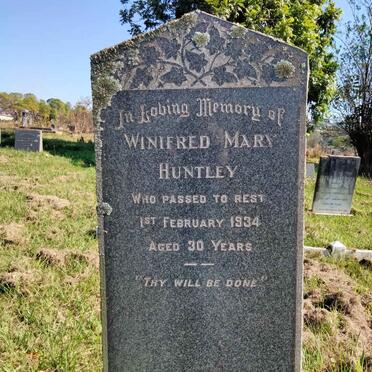 HUNTLEY Winifred Mary -1934