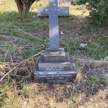 HOUSHOLD Thomas Harold -1952 & Isabella Helena -1956