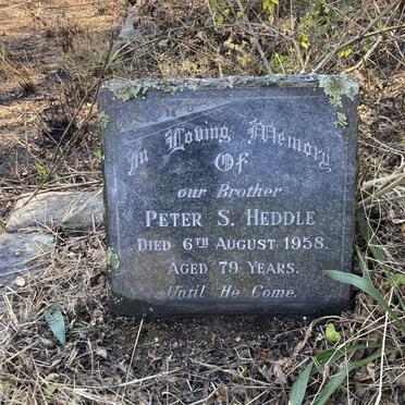 HEDDLE Peter S. -1958