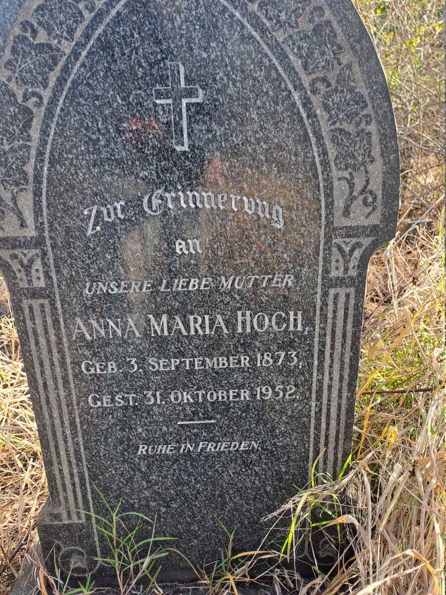 HOCH Anna Maria 1873-1952