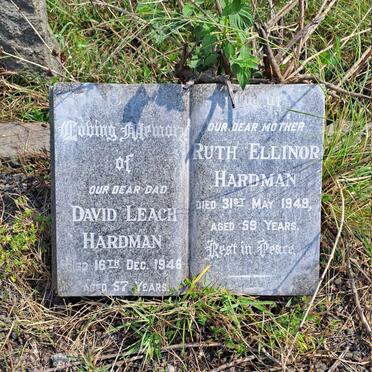 HARDMAN David Leach -1946 & Ruth Ellinor -1949