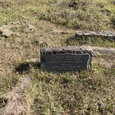 HEYNES Andries Michael -1961