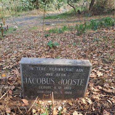 JOOSTE Jacobus 1960-1986