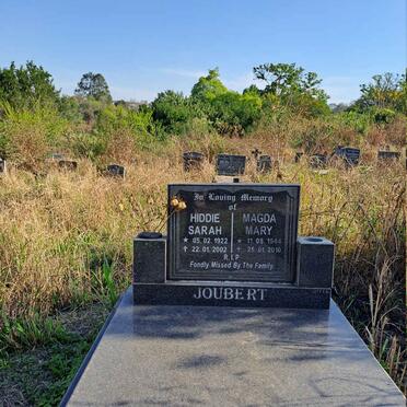 JOUBERT Hiddie Sarah 1922-2002 :: JOUBERT Magda Mary 1944-2010